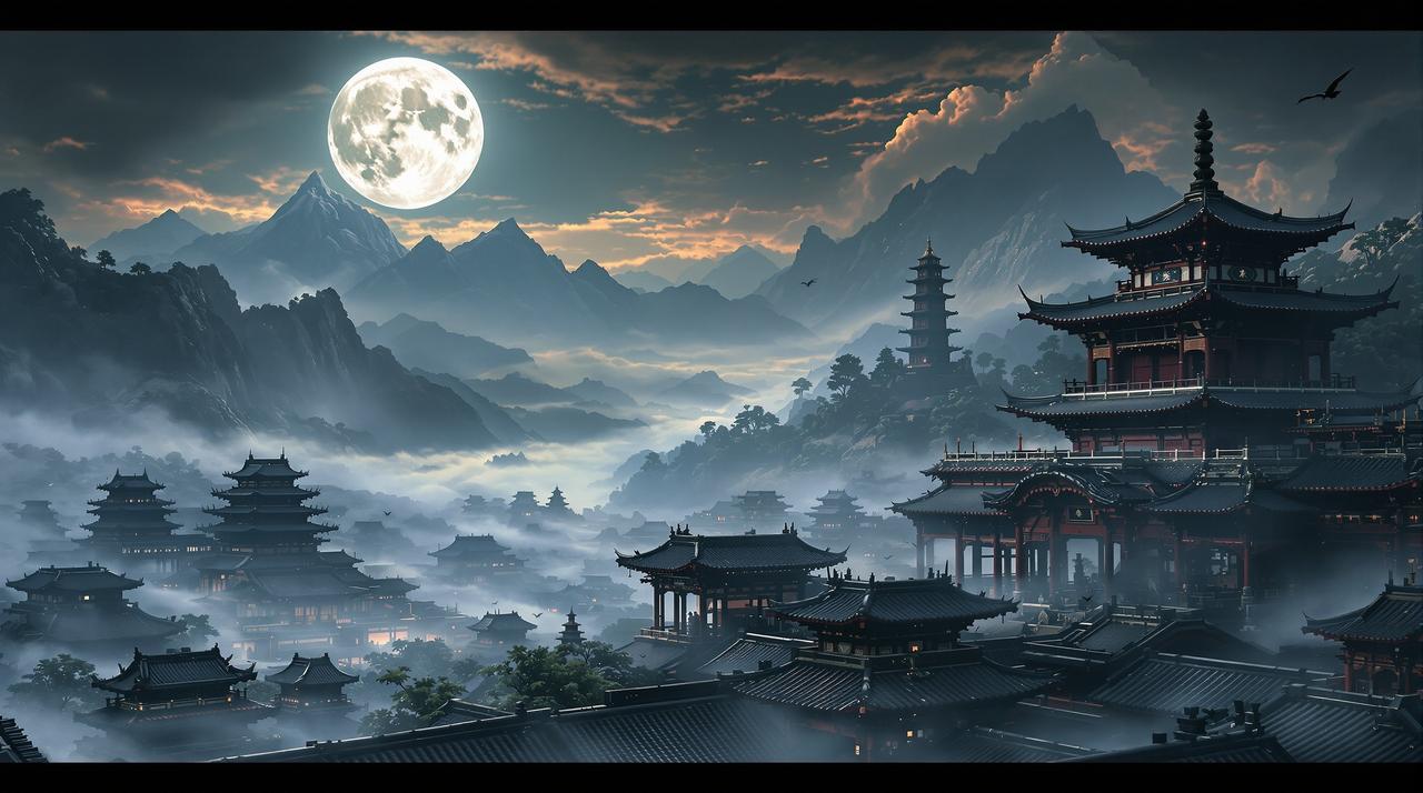 电影影院作品江湖旧事背景图